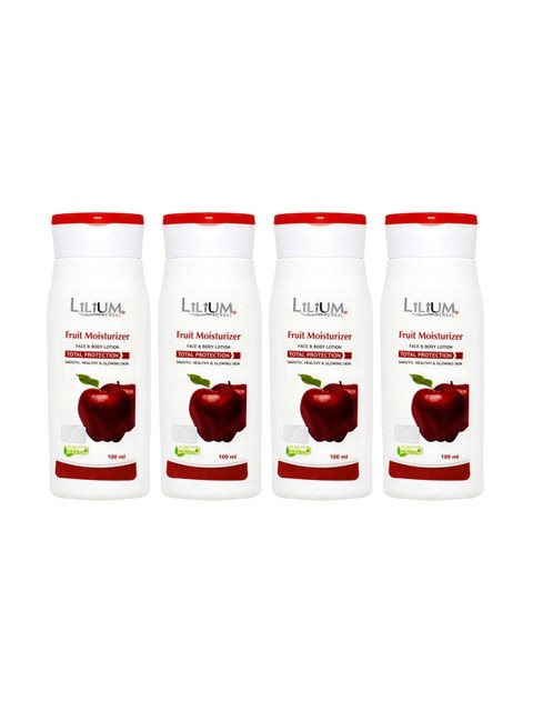 

Lilium Set Of 4 Fruit Face Moisturizer With Fruit Extract 400ml, Na