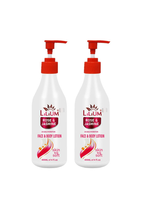 

Lilium Set Of 2 Rose & Jasmine Face Moisturisers 800ml, Na