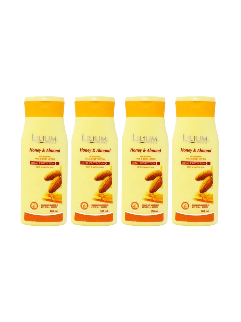 

Lilium Set Of 4 Honey & Almond Face Moisturisers, Na