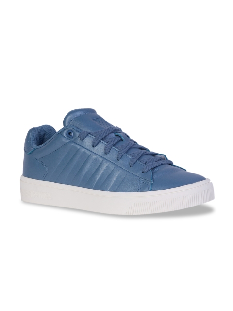 

K-SWISS Women Blue Striped Sneakers