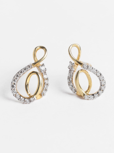 

Clara Women Gold-Toned Contemporary Studs Earrings
