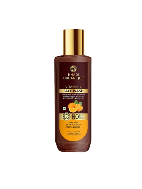 

Khadi Organique Vitamin-C Face Wash 100ml, Transparent