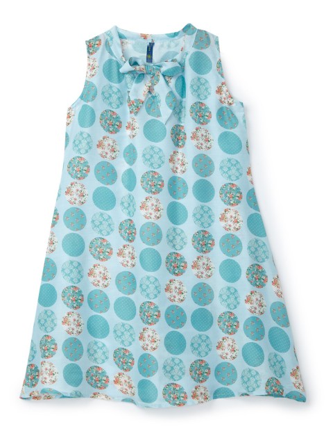 

YK Blue A-Line Dress