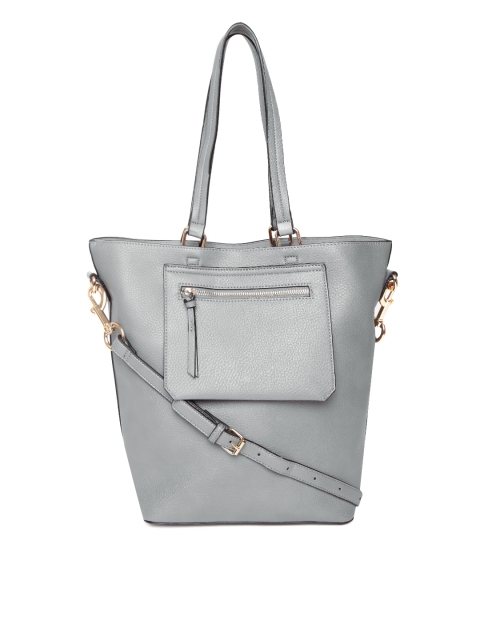 

Accessorize Grey Solid Shoulder Bag with Sling Strap