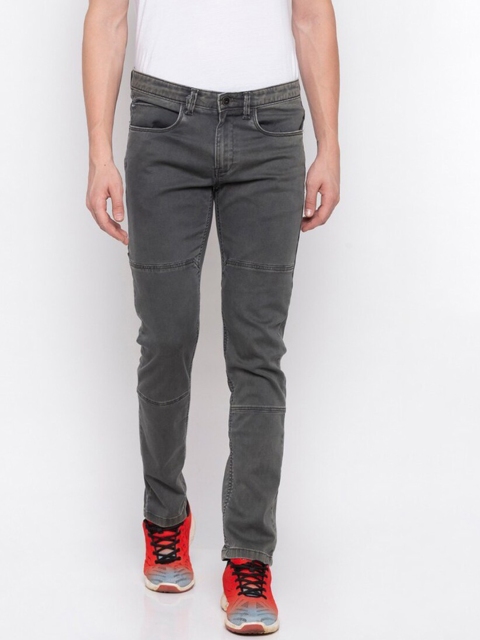 

SPYKAR Men Grey Cotton Trouser