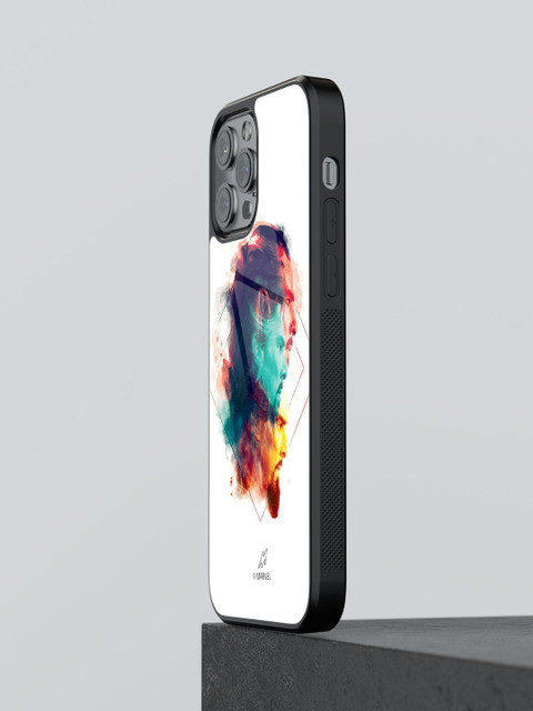 

macmerise White & Black Defender Doctor Sinister iPhone 13 Pro Max Glass Phone Back Case