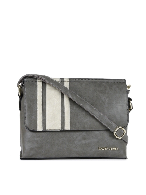 

David Jones Grey Sling Bag