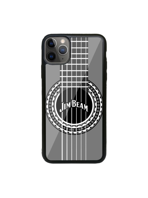 

macmerise Unisex Grey iPhone 11 Pro Max Glass Case, Grey melange