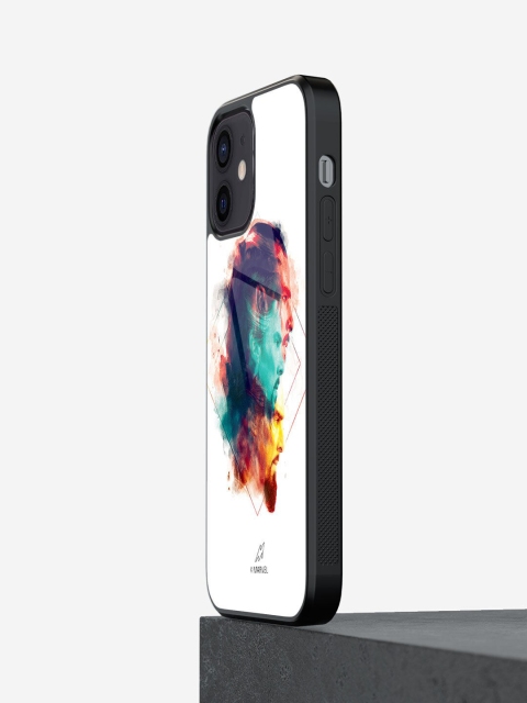 

macmerise White Defender Doctor Sinister Printed iPhone 12 Glass Back Case