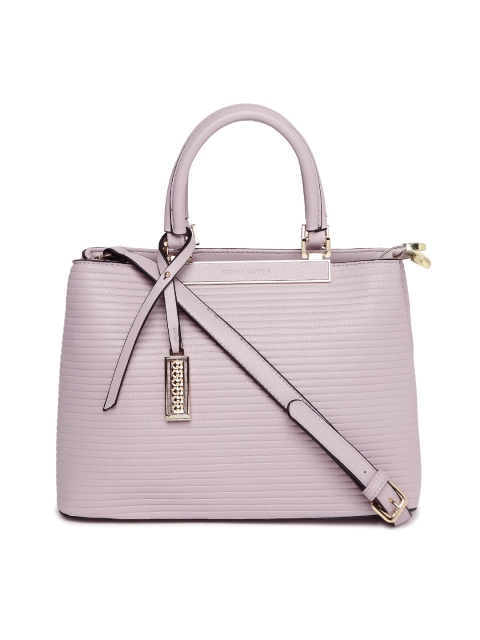 

David Jones Lavender Textured Handheld Bag