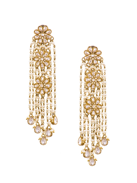 

Sia Art Jewellery Gold-Plated Floral Drop Earrings