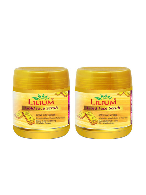 

Lilium Set Of 2 Gold Scrub 500ml