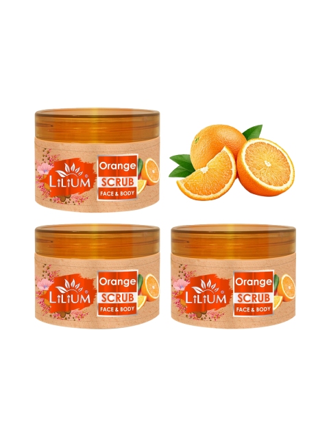 

Lilium Set Of 3 Orange Face Scrub 250gm