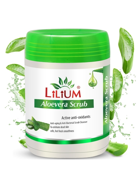 

Lilium Set Of 2 Aloe Vera Face Scrub, Green