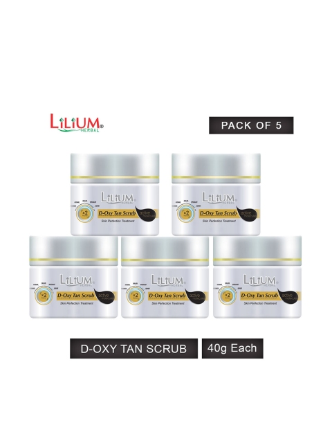 

Lilium Set Of 2 D-Oxy Tan Face Scrub 40g, White