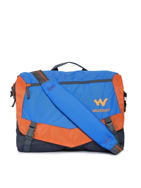 

Wildcraft Unisex Blue & Orange Messenger Bag