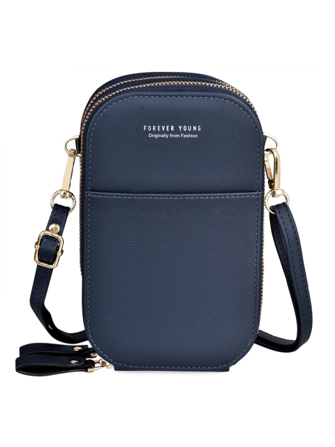 

Diva Dale Blue Structured Sling Bag