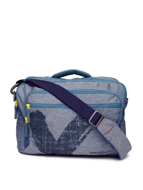 

Wildcraft Unisex Blue Printed Messenger Bag