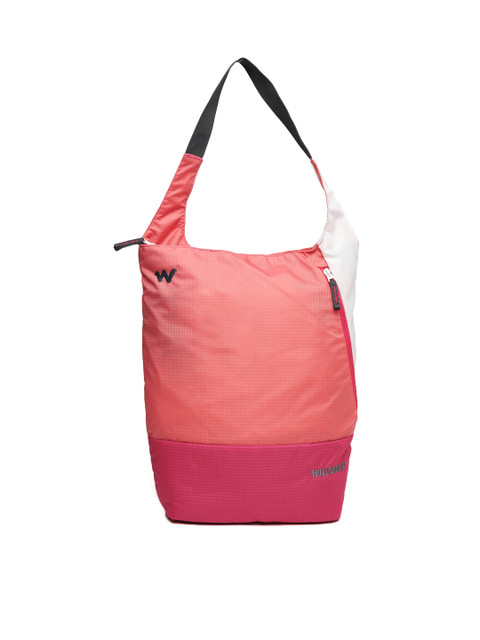 

Wildcraft Men Pink & Peach-Coloured Shopper Messenger Bag