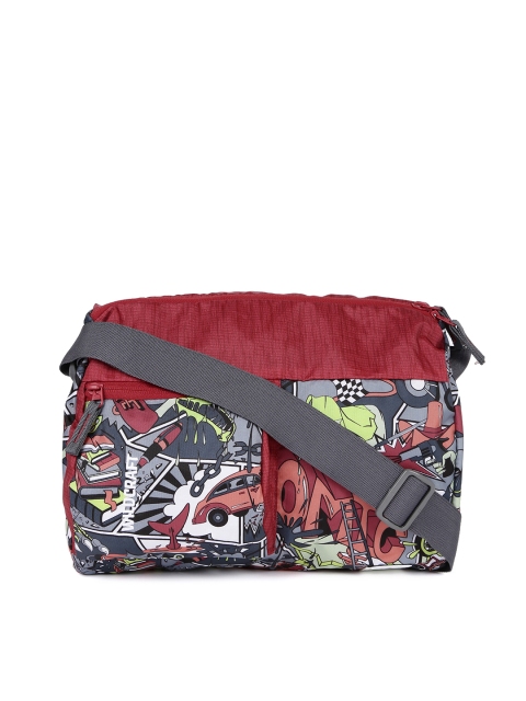 

Wildcraft Unisex Red Printed Wiki Fling-it Messenger Bag