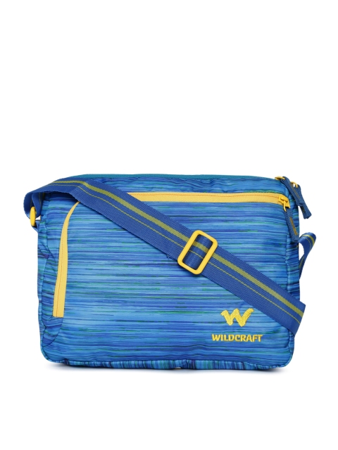 

Wildcraft Wiki Unisex Blue Printed Messenger Bag