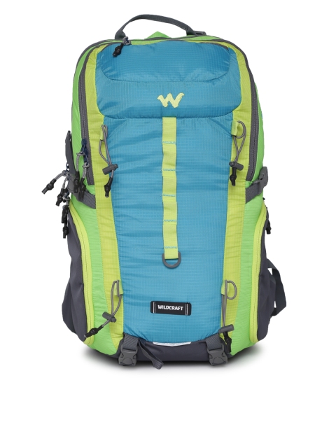 

Wildcraft Unisex Blue & Green Colourblock Daypack 35 Rucksack