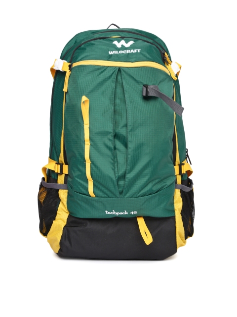 

Wildcraft Unisex Green Techpack 45 Rucksack