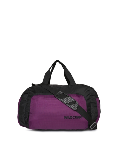

Wildcraft Unisex Purple & Black Orbit Nova Duffel Bag