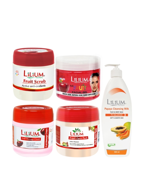 

Lilium Fruit Facial Kit With Papaya Cleansing Milk, Na