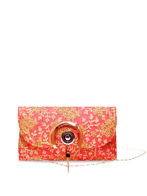

DN Creation Pink Structured Sling Bag