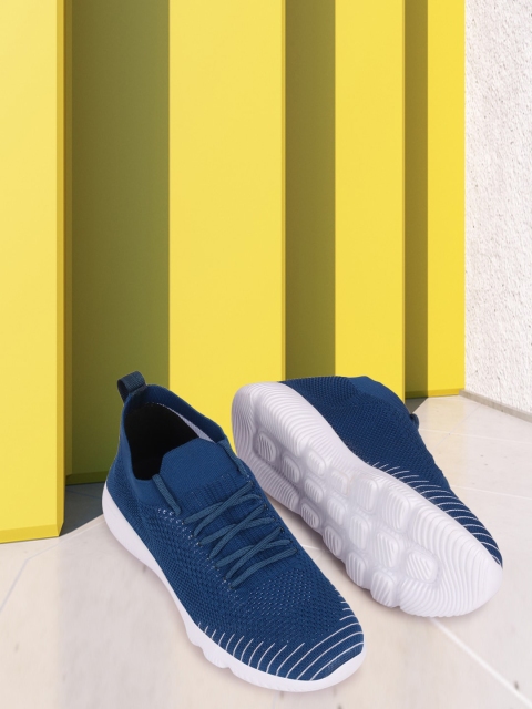 

Killer Men Blue Woven Design Slip-On Sneakers