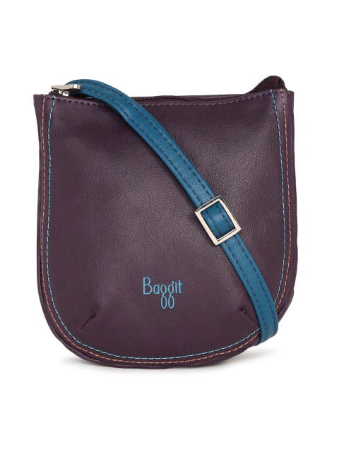 

Baggit Purple Solid Sling Bag