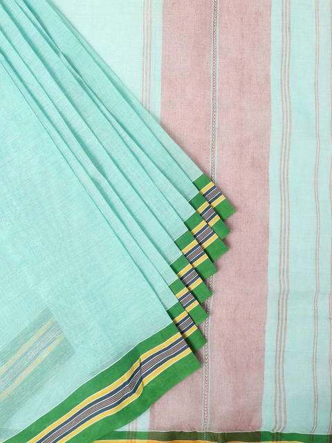 

Taneira Green & Blue Pure Cotton Saree