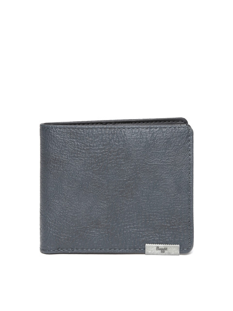 

Baggit Men Navy Solid Two Fold Wallet, Navy blue