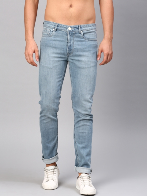 

HRX by Hrithik Roshan Men Blue Slim Tapered Fit Mid-Rise Clean Look Stretchable Jeans