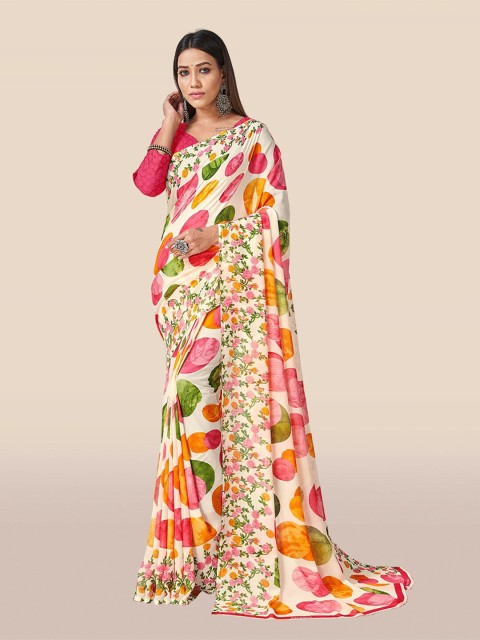

KALINI Pink & Rose Gold Saree