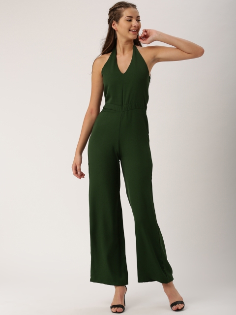 

DressBerry Olive Green Jumpsuit