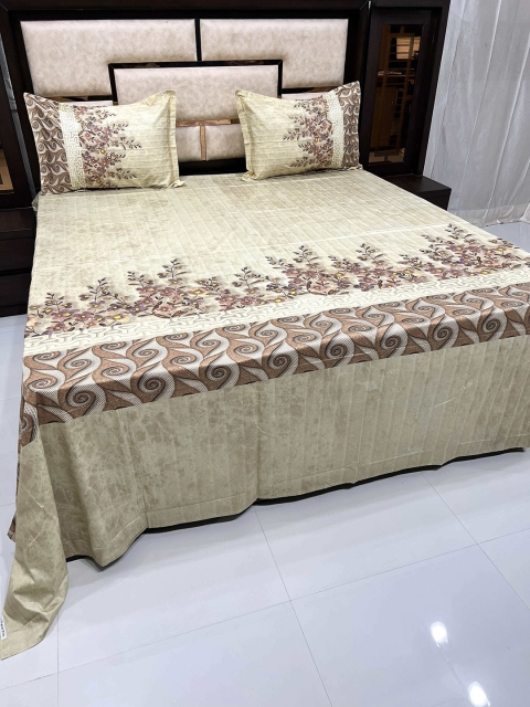 

Pure Decor Unisex Brown Bedsheets