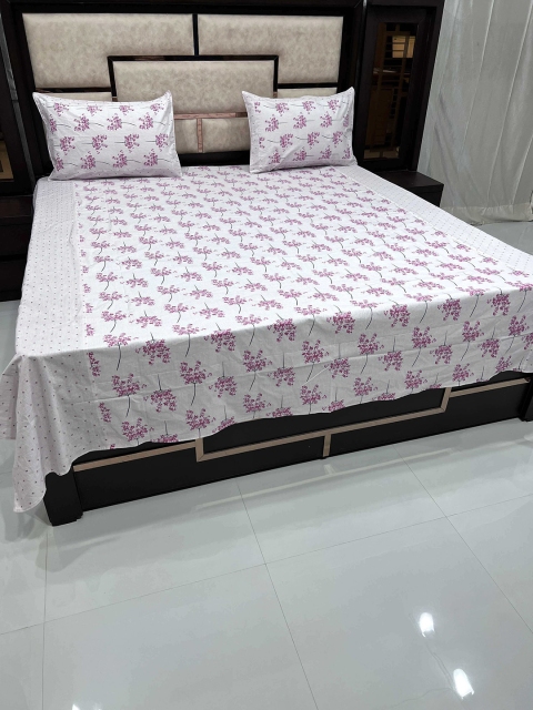 

Pure Decor Unisex Pink Bedsheets