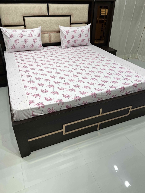 

Pure Decor Unisex Pink Bedsheets