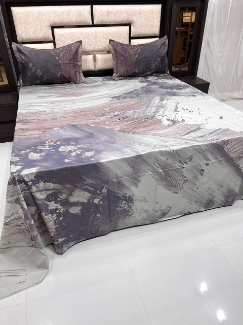 

Pure Decor Unisex Multi Bedsheets, White