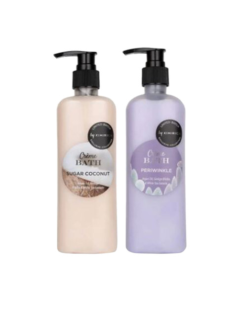 

Kimirica Set Of 2 Sugar Coconut & Periwinkle Creme Bath Body Wash, Pink