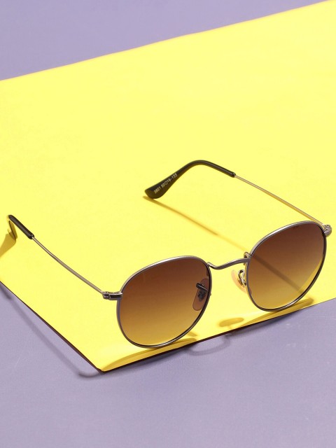 

HAUTE SAUCE by Campus Sutra Unisex Black Lens & Gold-Toned Other Sunglasses with Polarised Lens