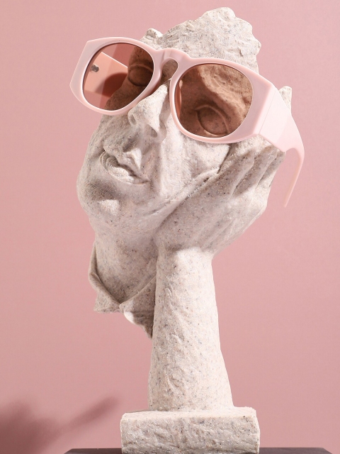 

HAUTE SAUCE by Campus Sutra Women Pink Polarised Lens Sunglasses-AW22_HSSG1356