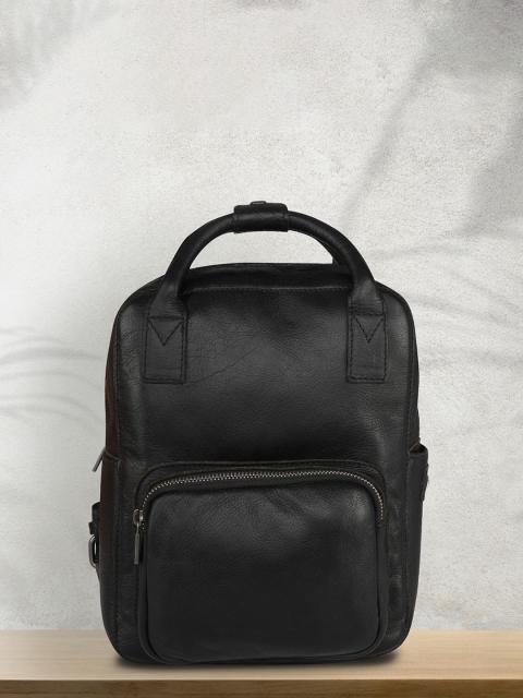 

PELLE LUXUR Women Black Backpacks