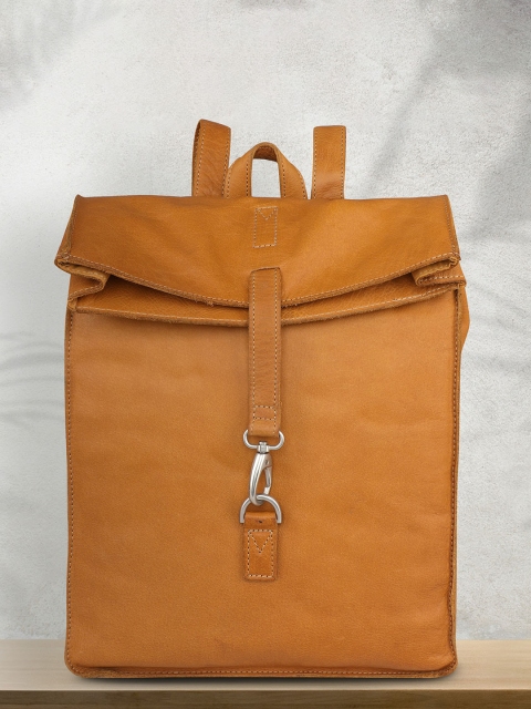 

PELLE LUXUR Women Mustard Backpacks