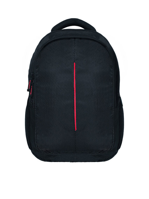 

LOOKMUSTER Unisex Red & Black Laptop Bag