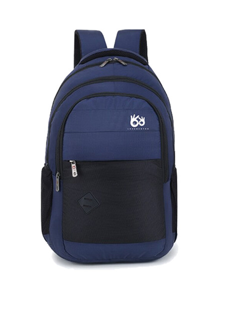

LOOKMUSTER Unisex Navy Blue Laptop Bag