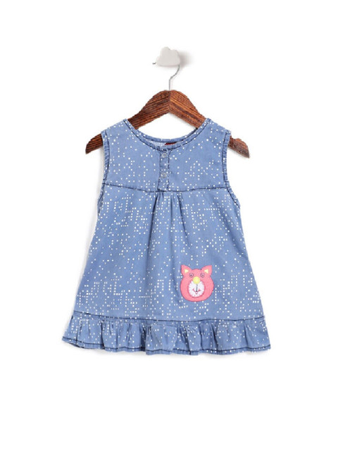 

The Magic Wand Blue A-Line Dress
