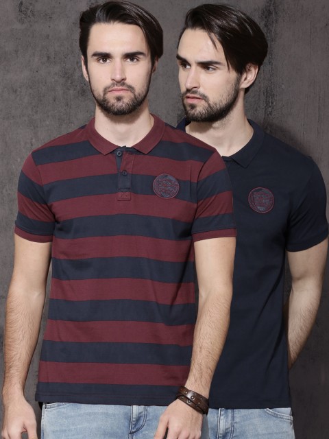 

Roadster Pack of 2 T-shirts, Maroon